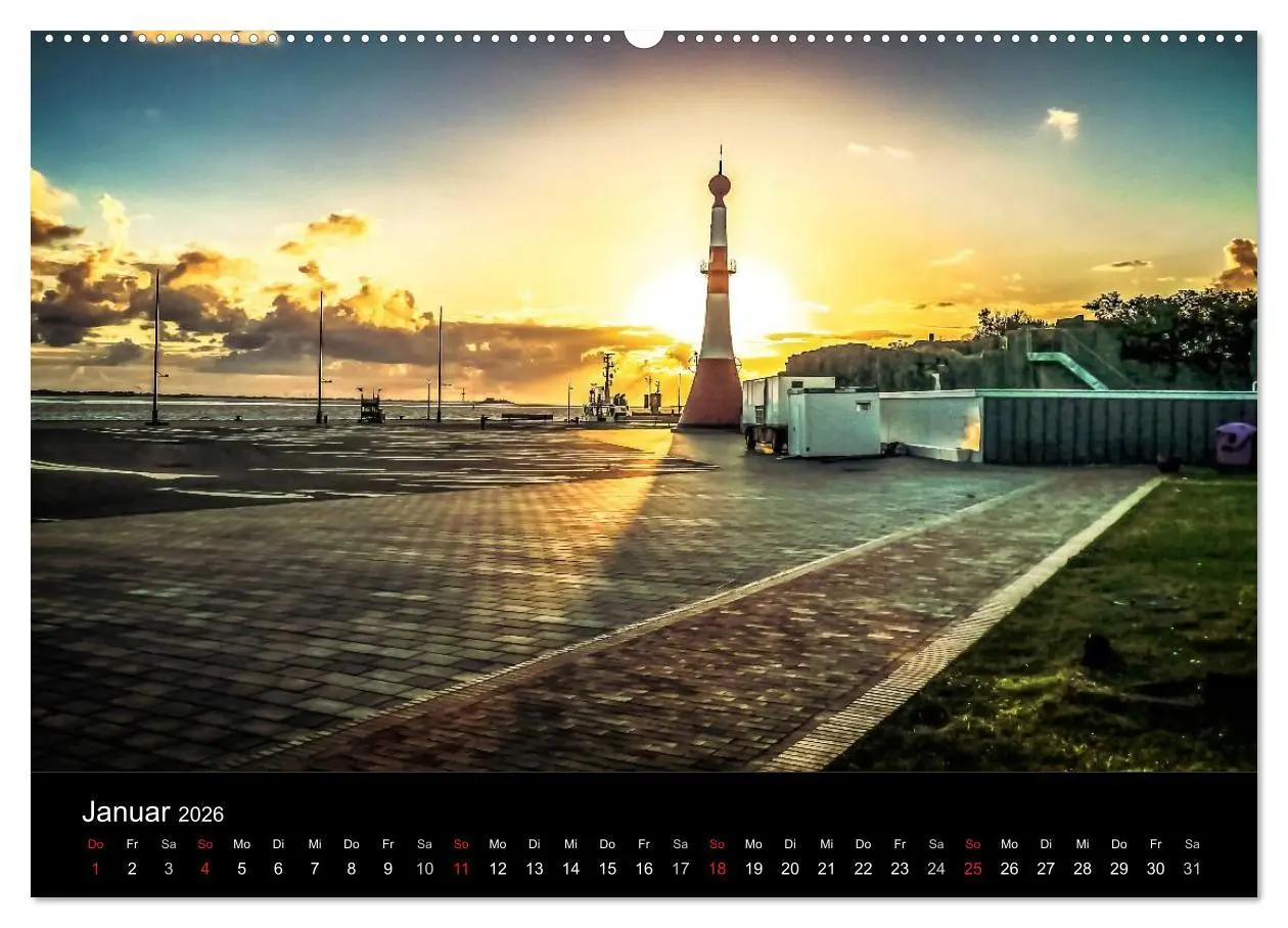 Bild: 9783516105377 | Bremerhaven - Blickpunkte (Wandkalender 2026 DIN A2 quer), CALVENDO...