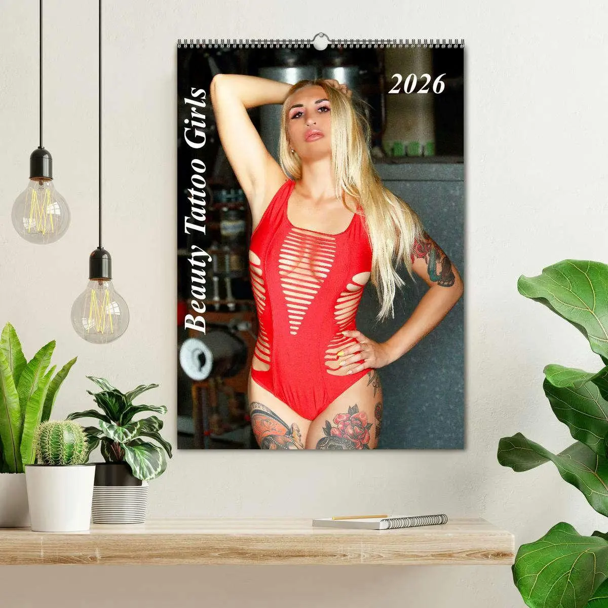 Bild: 9783516345377 | Beauty Tattoo Girls 2026 (Wandkalender 2026 DIN A2 hoch), CALVENDO...
