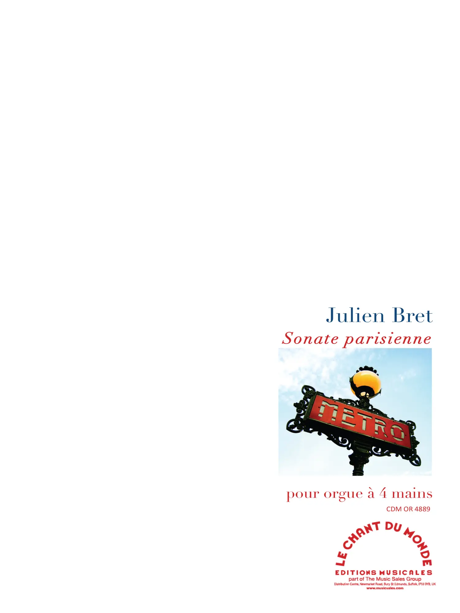 Cover: 9790201645377 | Sonate Parisienne | Julien Bret | Buch | Chant du Monde