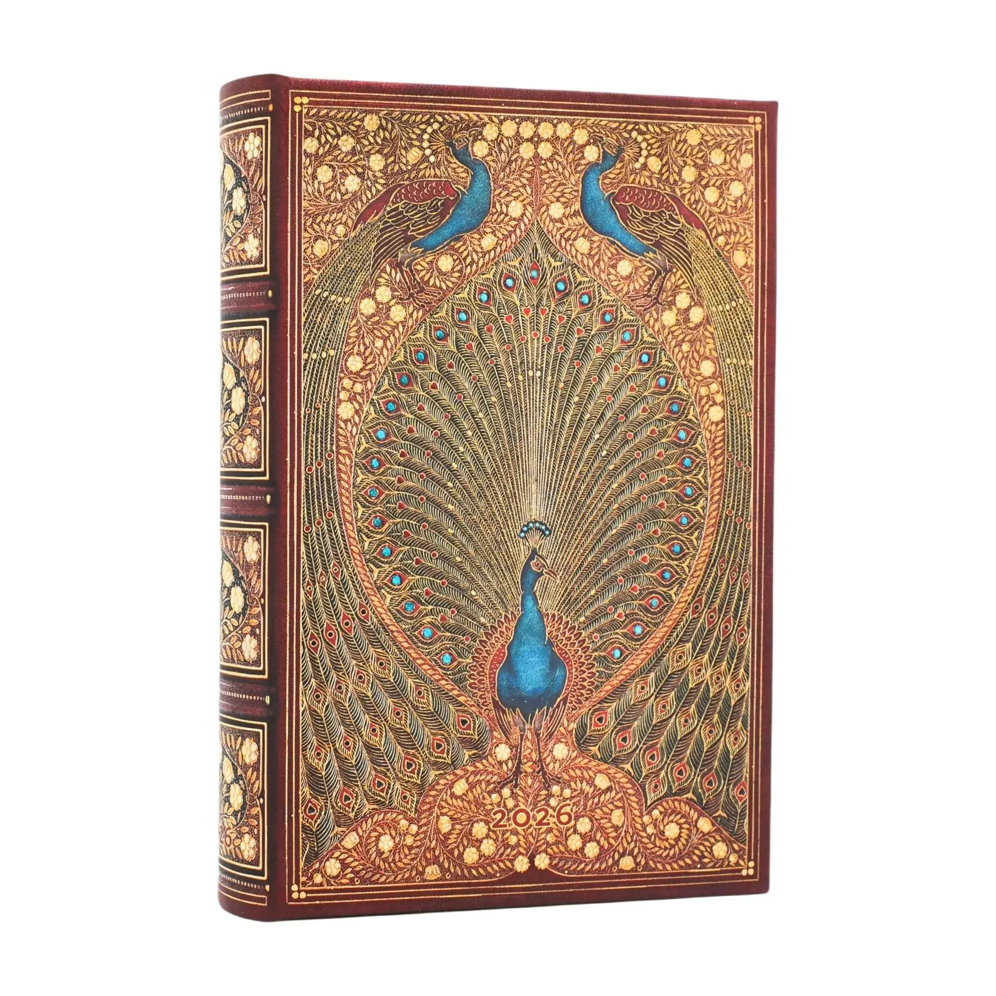 Cover: 9780349705477 | 12-Monatskalender. 2026 Hafiz Pfauen Mini Tag | Paperblanks | Buch