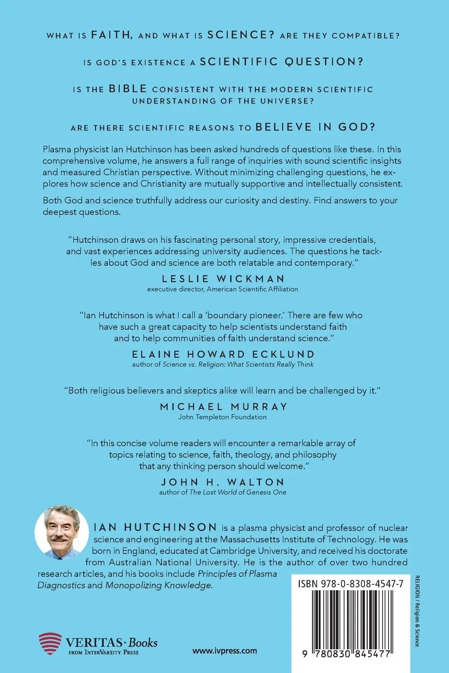 Rückseite: 9780830845477 | Can a Scientist Believe in Miracles? | Ian Hutchinson | Taschenbuch
