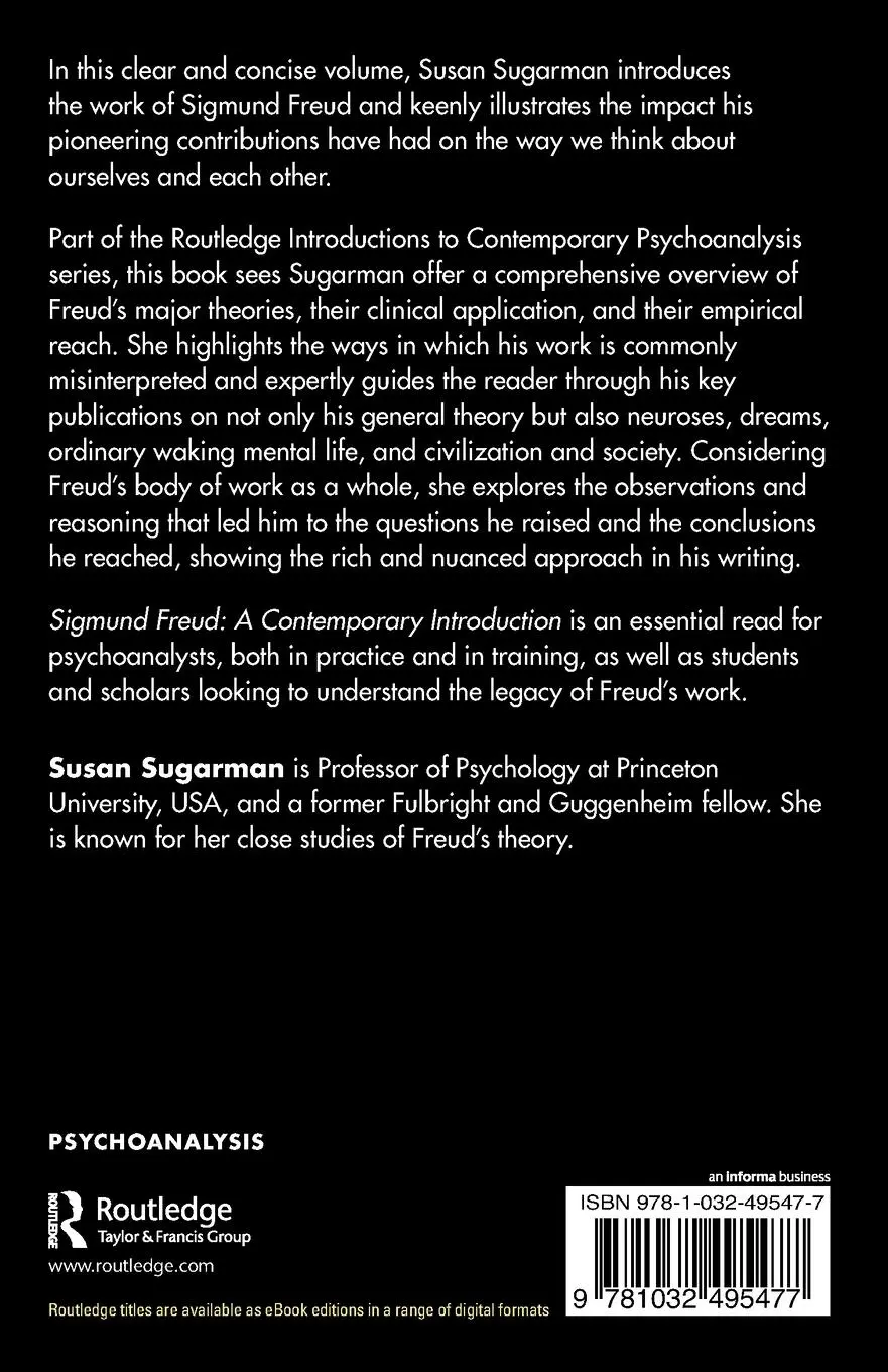 Rückseite: 9781032495477 | Sigmund Freud | A Contemporary Introduction | Susan Sugarman | Buch