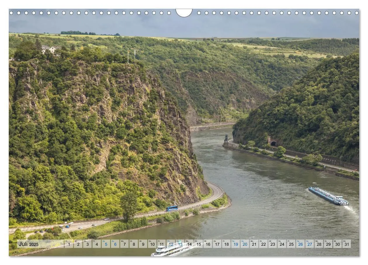 Bild: 9783435085477 | Romantisches Rheintal (Wandkalender 2025 DIN A3 quer), CALVENDO...