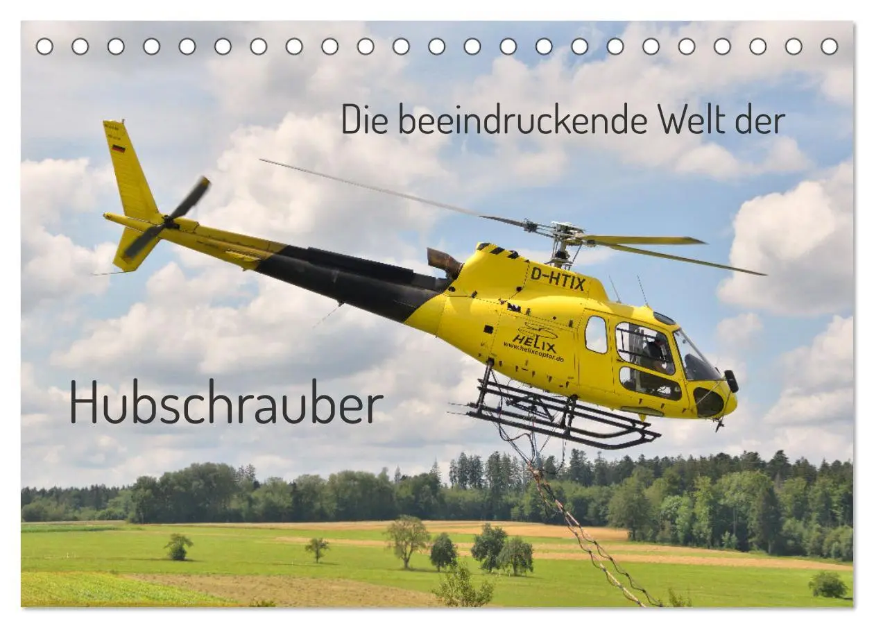 Cover: 9783457315477 | Die beeindruckende Welt der Hubschrauber (Tischkalender 2026 DIN A5...