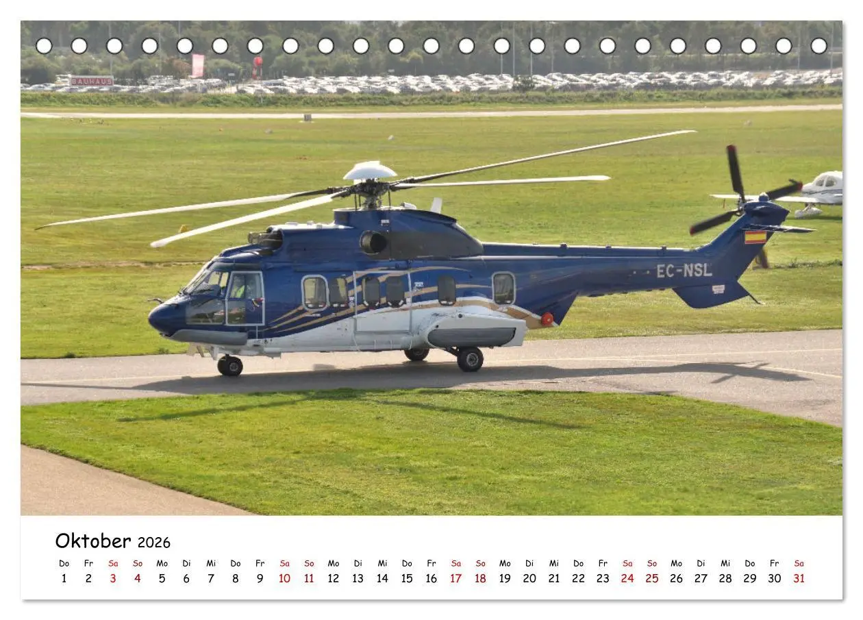 Bild: 9783457315477 | Die beeindruckende Welt der Hubschrauber (Tischkalender 2026 DIN A5...