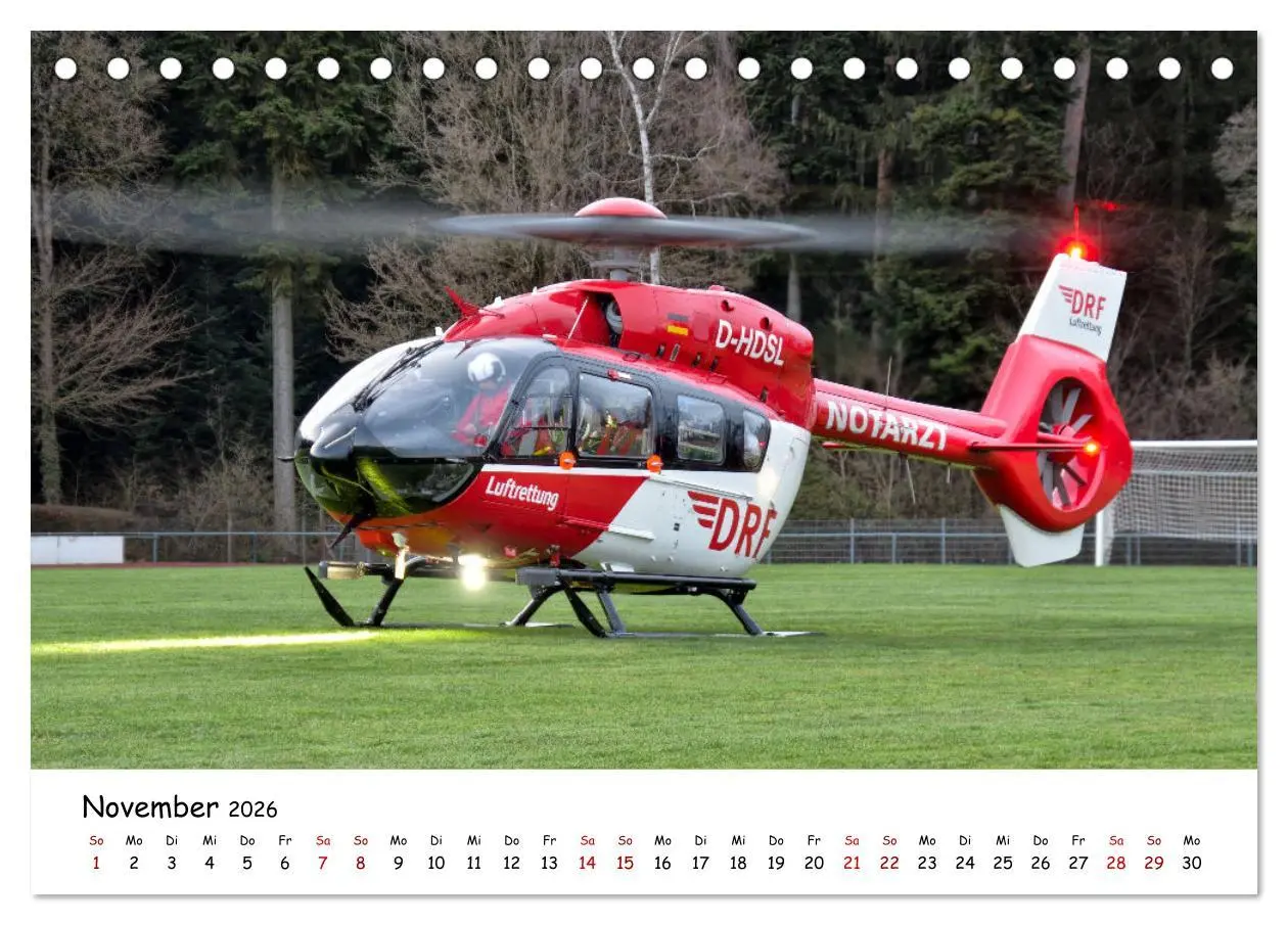 Bild: 9783457315477 | Die beeindruckende Welt der Hubschrauber (Tischkalender 2026 DIN A5...