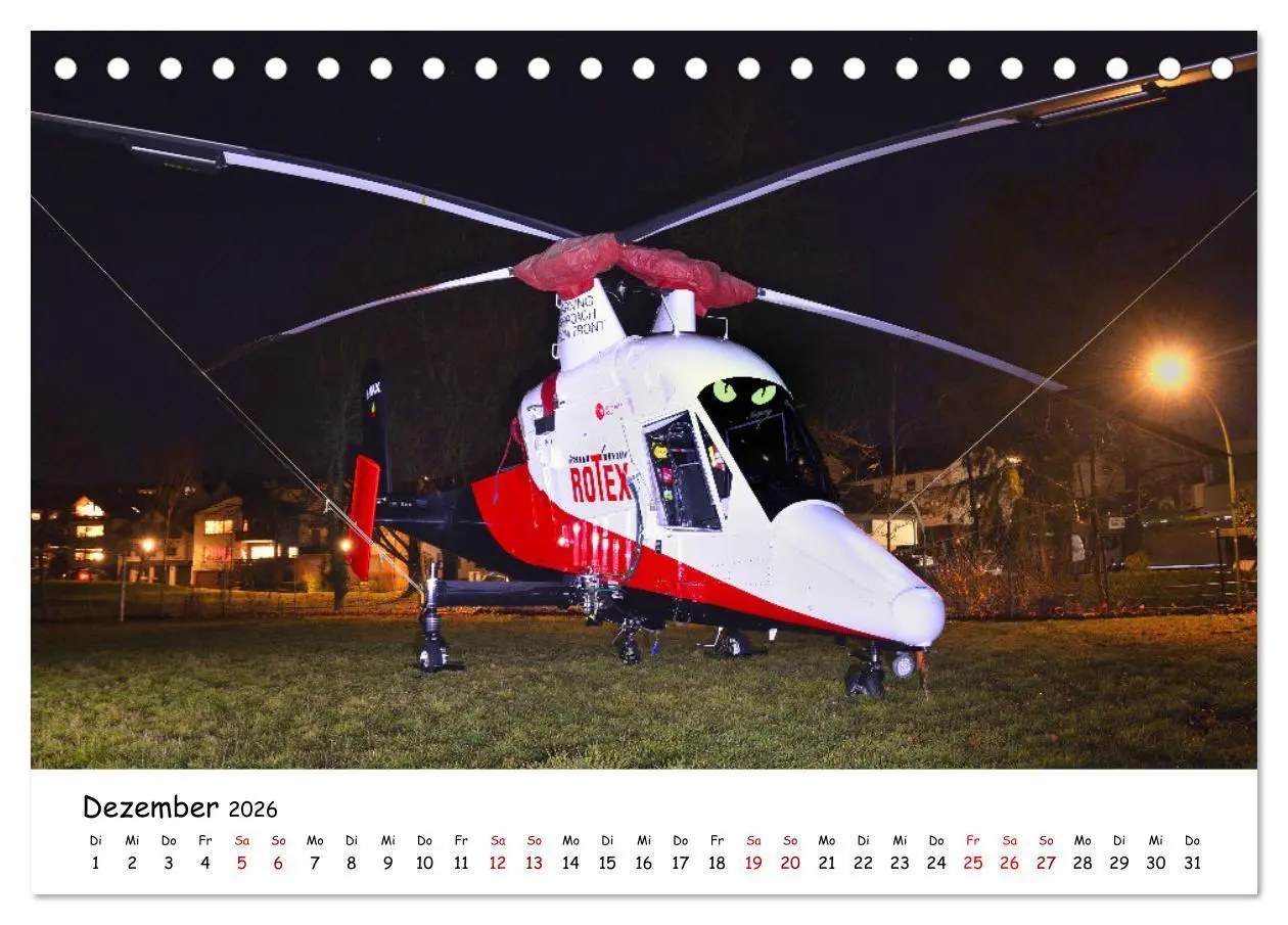 Bild: 9783457315477 | Die beeindruckende Welt der Hubschrauber (Tischkalender 2026 DIN A5...