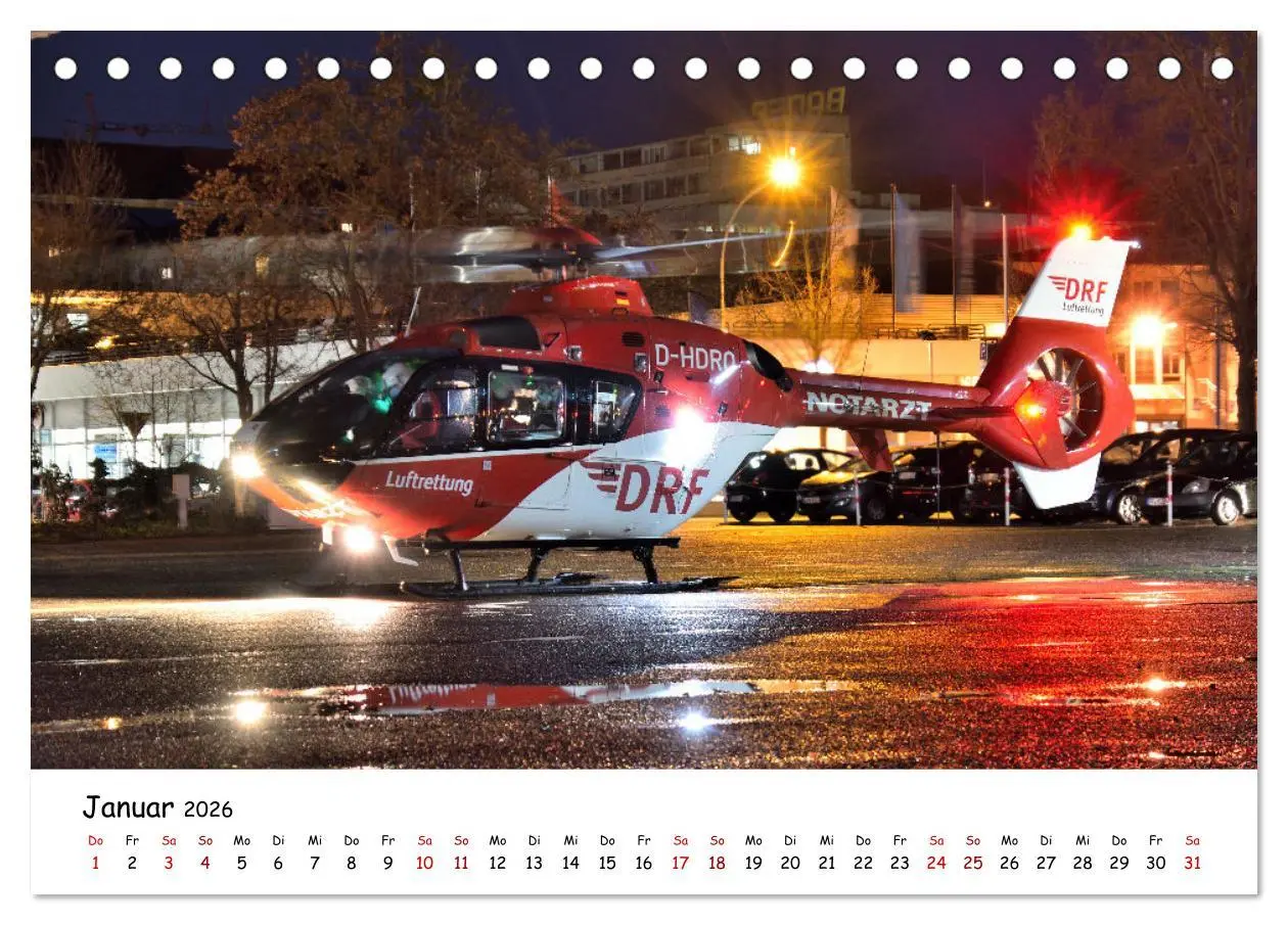 Bild: 9783457315477 | Die beeindruckende Welt der Hubschrauber (Tischkalender 2026 DIN A5...