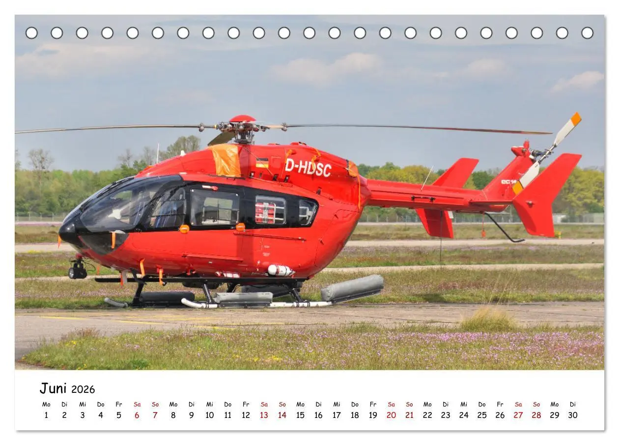 Bild: 9783457315477 | Die beeindruckende Welt der Hubschrauber (Tischkalender 2026 DIN A5...