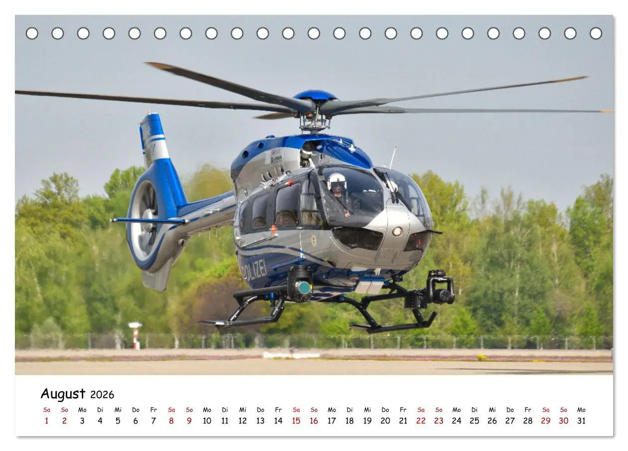 Bild: 9783457315477 | Die beeindruckende Welt der Hubschrauber (Tischkalender 2026 DIN A5...