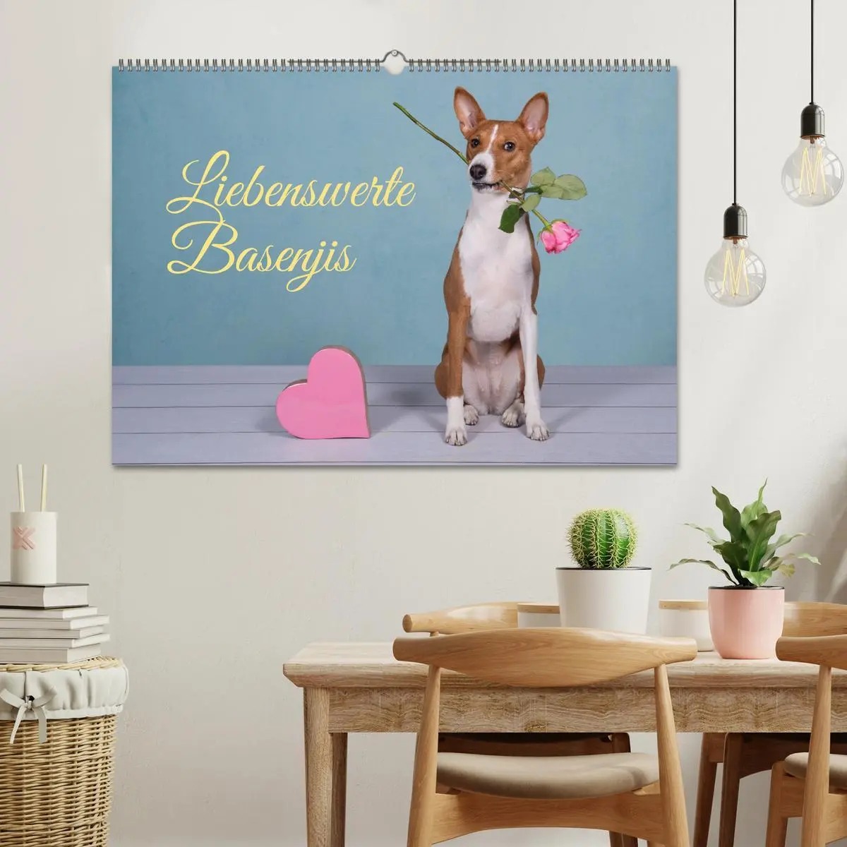 Bild: 9783457555477 | Liebenswerte Basenjis (Wandkalender 2026 DIN A2 quer), CALVENDO...
