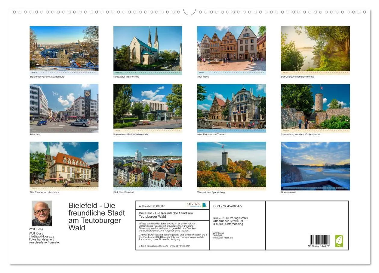 Bild: 9783457865477 | Bielefeld - Die freundliche Stadt am Teutoburger Wald (Wandkalender...