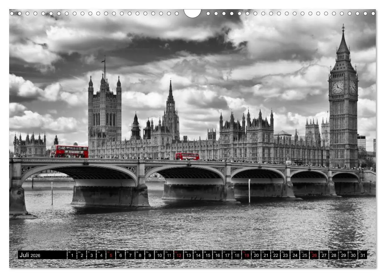 Bild: 9783516195477 | LONDON Stadtansichten (Wandkalender 2026 DIN A3 quer), CALVENDO...