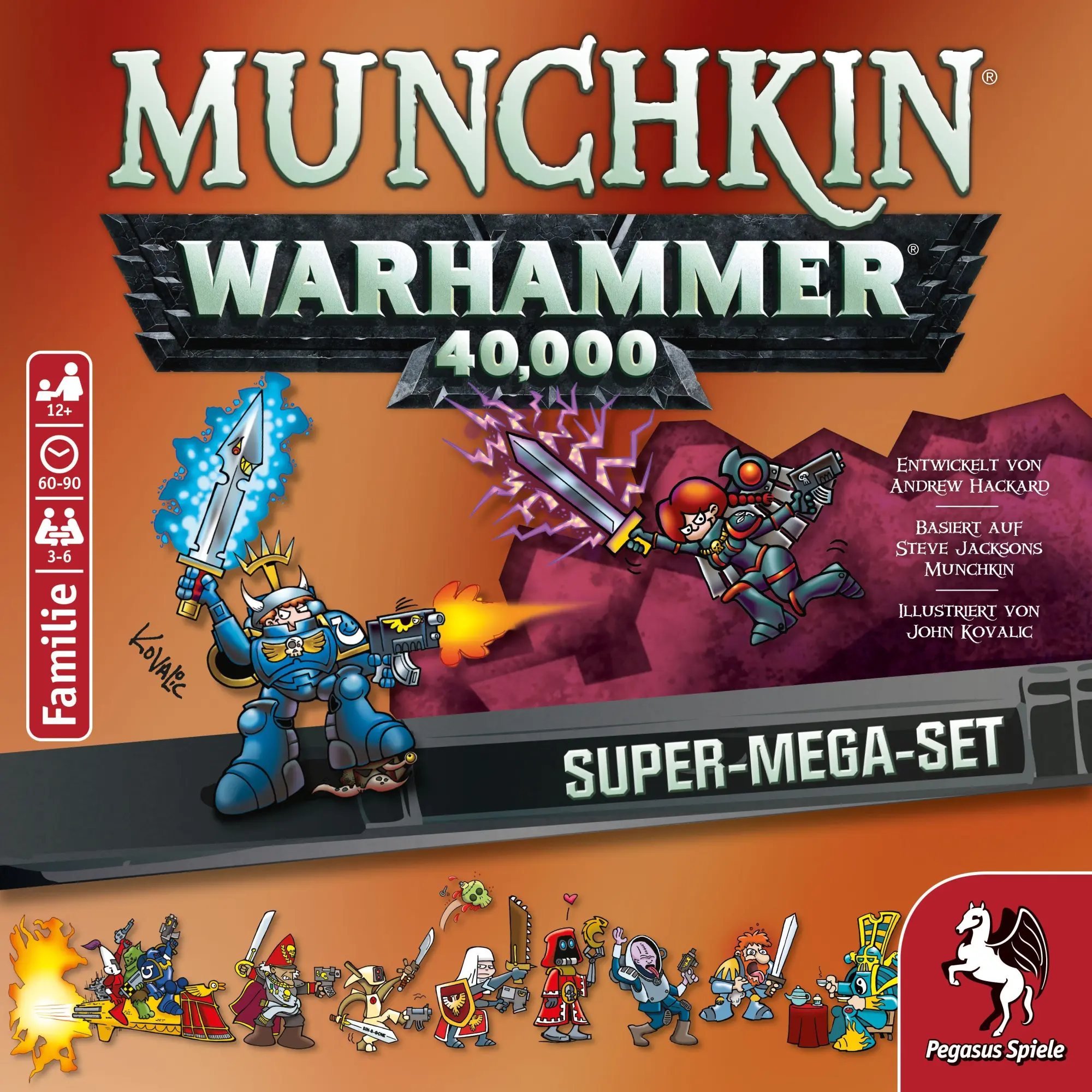 Bild: 4250231745577 | Munchkin Warhammer 40K Super Mega Set | Spiel | 17039G | Deutsch