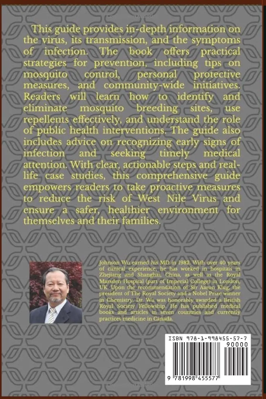 Rückseite: 9781998455577 | How To Prevent West Nile Virus | Johnson Wu | Taschenbuch | Englisch