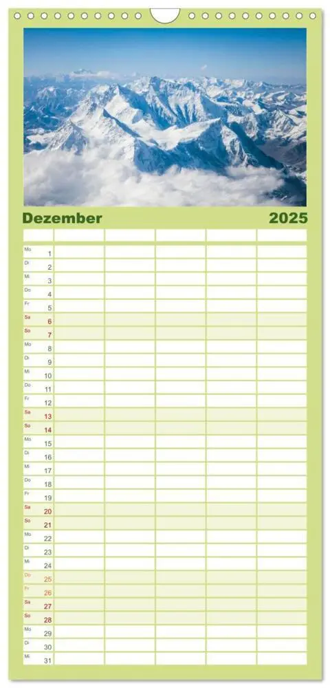 Bild: 9783457095577 | Familienplaner 2025 - Magische Natur - Unsere schöne Welt mit 5...