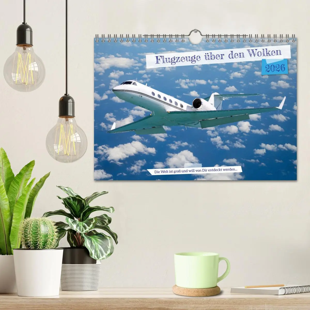 Bild: 9783457305577 | Flugzeuge über den Wolken (Wandkalender 2026 DIN A4 quer), CALVENDO...