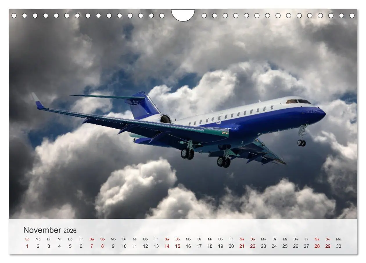 Bild: 9783457305577 | Flugzeuge über den Wolken (Wandkalender 2026 DIN A4 quer), CALVENDO...