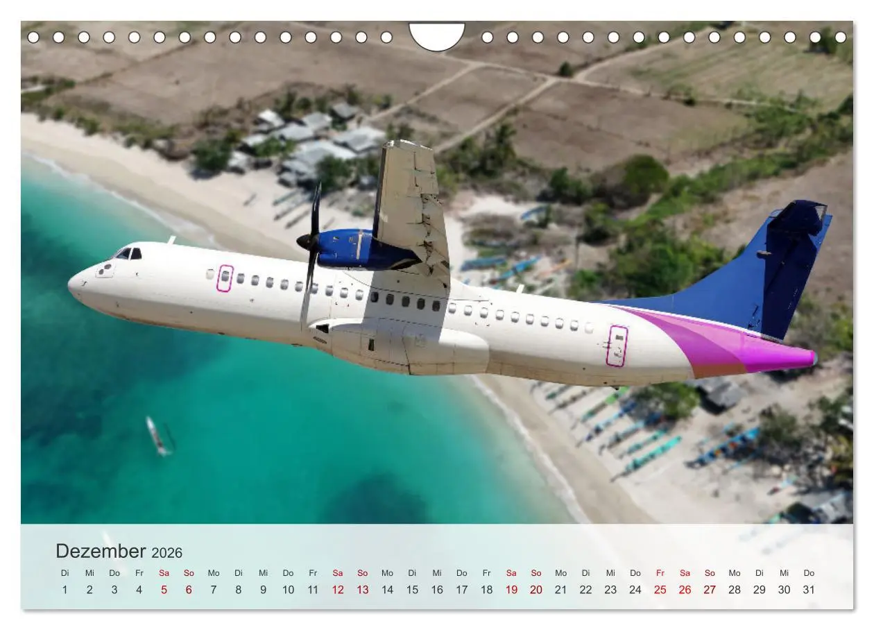 Bild: 9783457305577 | Flugzeuge über den Wolken (Wandkalender 2026 DIN A4 quer), CALVENDO...