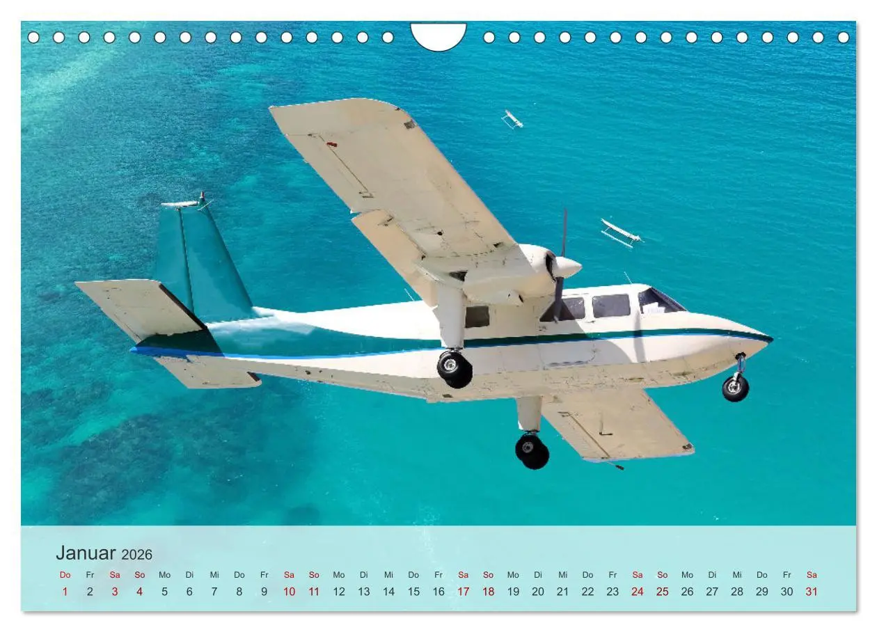 Bild: 9783457305577 | Flugzeuge über den Wolken (Wandkalender 2026 DIN A4 quer), CALVENDO...