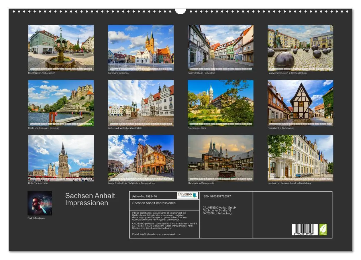 Bild: 9783457785577 | Sachsen Anhalt Impressionen (Wandkalender 2026 DIN A2 quer),...