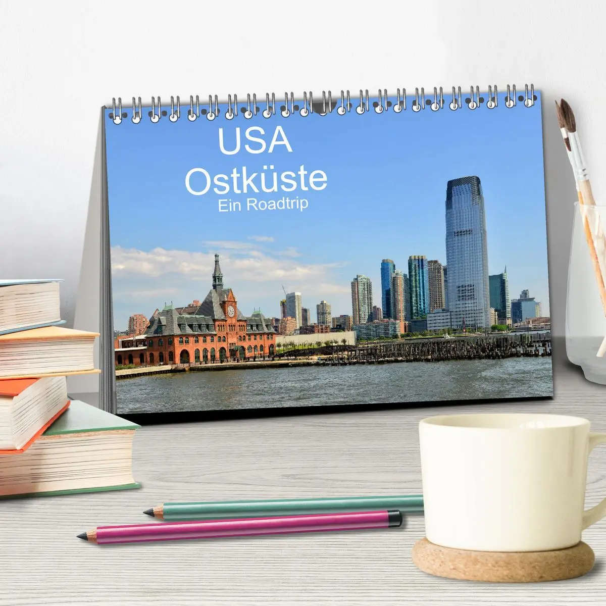 Bild: 9783457925577 | USA Ostküste Ein Road Trip (Tischkalender 2026 DIN A5 quer),...