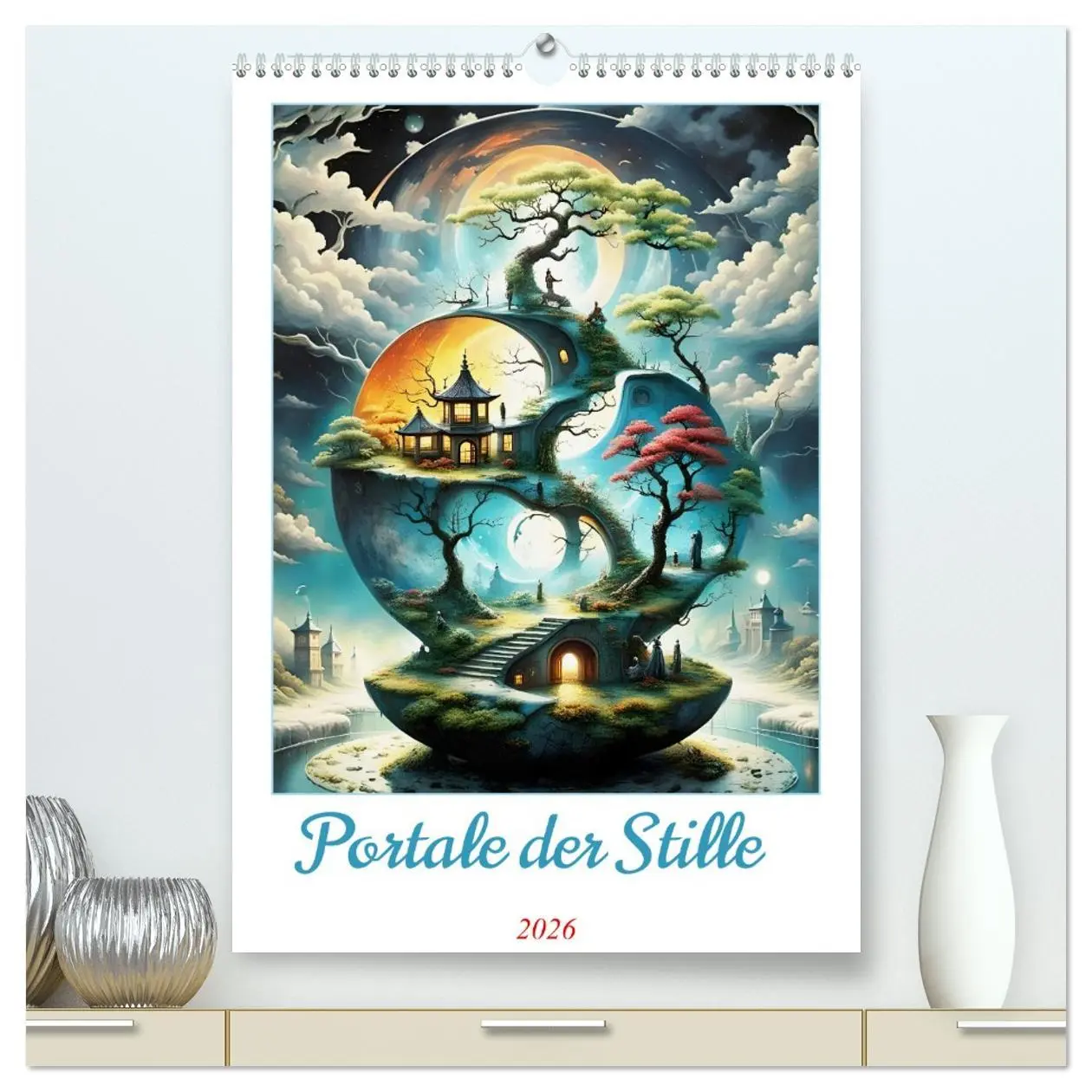 Cover: 9783516255577 | Portale der Stille (hochwertiger Premium Wandkalender 2026 DIN A2...