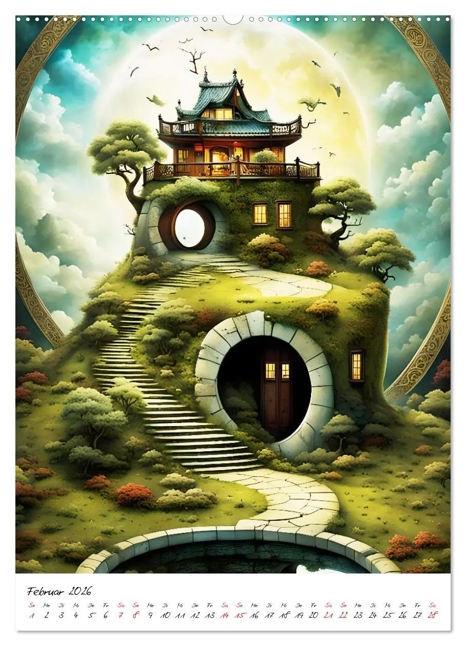 Bild: 9783516255577 | Portale der Stille (hochwertiger Premium Wandkalender 2026 DIN A2...