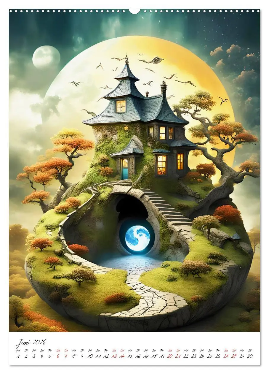 Bild: 9783516255577 | Portale der Stille (hochwertiger Premium Wandkalender 2026 DIN A2...
