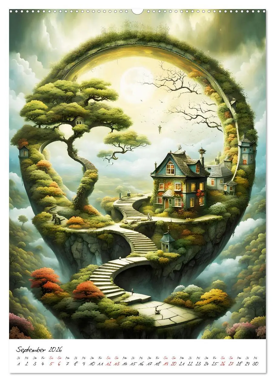 Bild: 9783516255577 | Portale der Stille (hochwertiger Premium Wandkalender 2026 DIN A2...