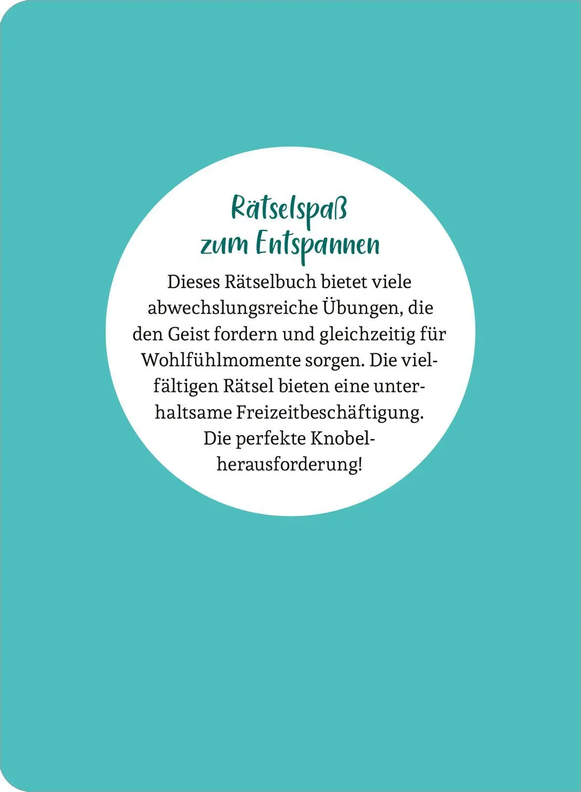 Rückseite: 9783845865577 | Kleine Auszeit - Gedächtnistraining | René Herbst | Taschenbuch | 2025