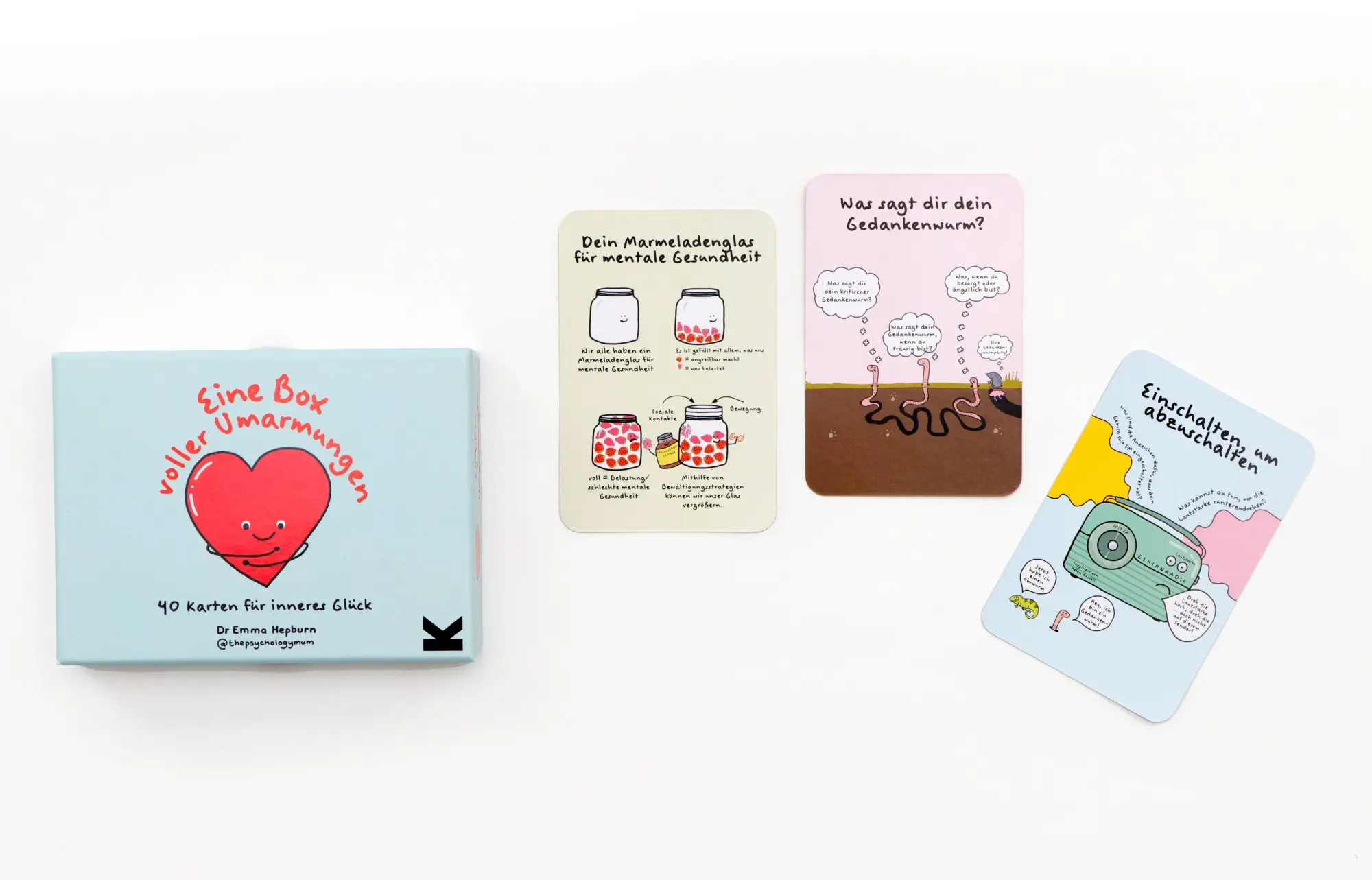 Bild: 9783962445577 | Eine Box voller Umarmungen | Emma Hepburn | Spiel | 40 S. | Deutsch