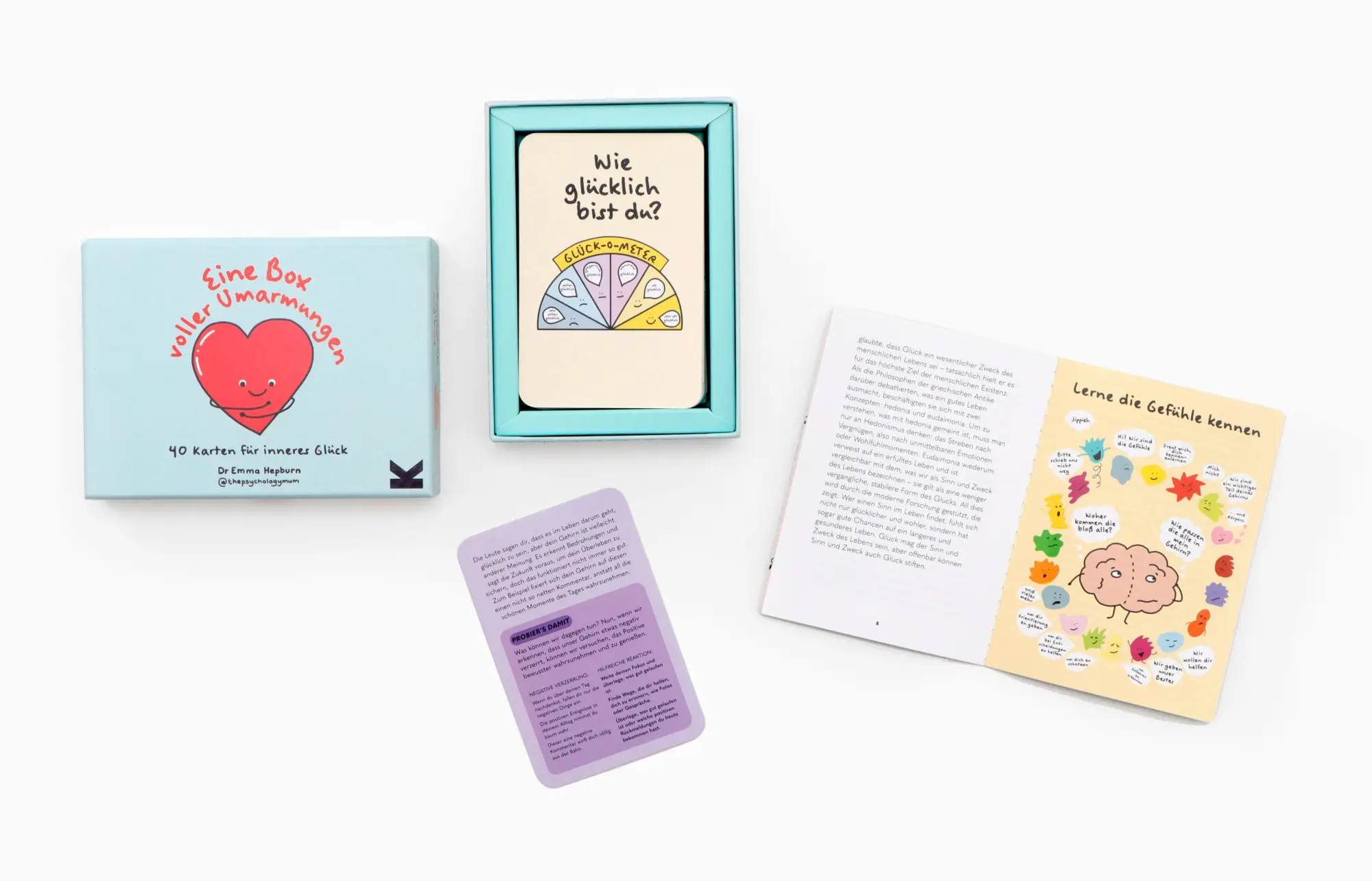 Bild: 9783962445577 | Eine Box voller Umarmungen | Emma Hepburn | Spiel | 40 S. | Deutsch