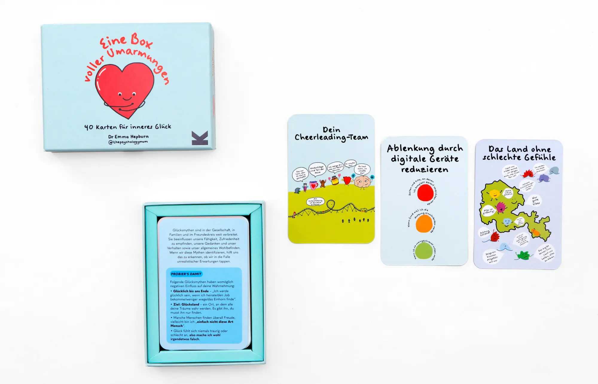 Bild: 9783962445577 | Eine Box voller Umarmungen | Emma Hepburn | Spiel | 40 S. | Deutsch