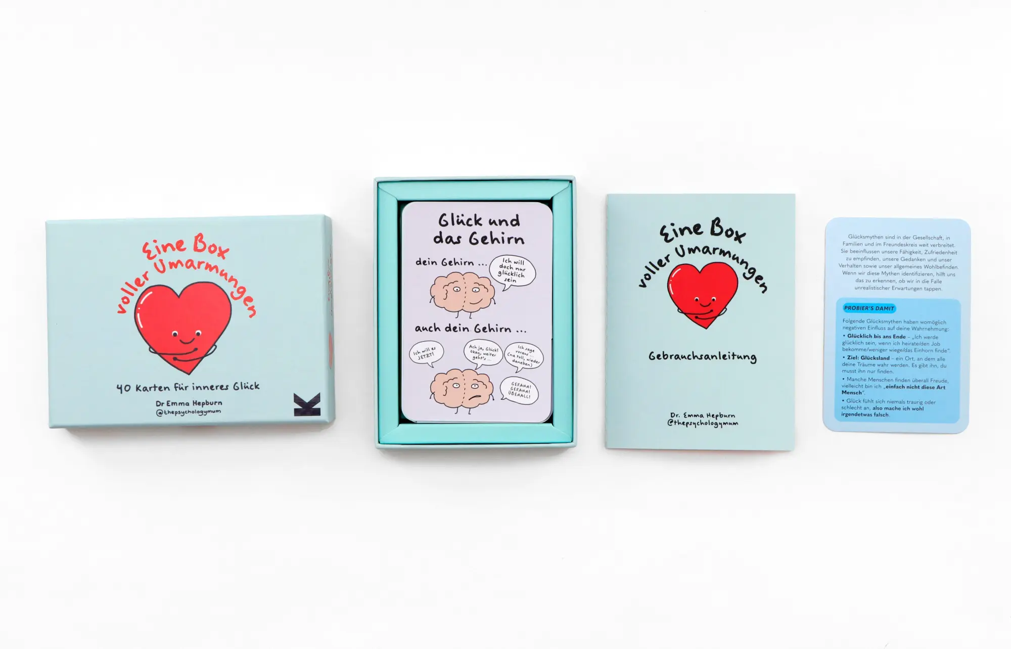 Bild: 9783962445577 | Eine Box voller Umarmungen | Emma Hepburn | Spiel | 40 S. | Deutsch