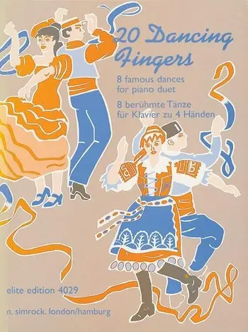 Cover: 9790221115577 | 20 Dancing Fingers | Eight famous dances for piano duet | Gellhorn