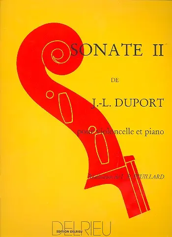 Cover: 9790231705577 | Sonate no.2 pour violoncelle et piano | Jean-Louis Duport | Buch