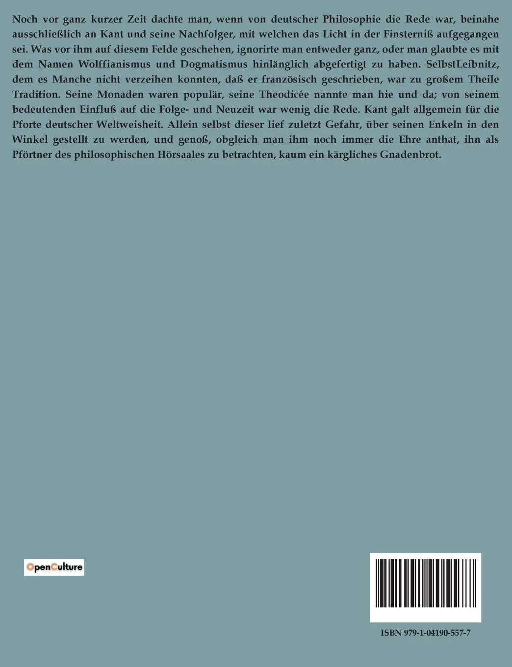 Rückseite: 9791041905577 | Leibnitz' Monadologie | Gottfried Wilhelm Leibnitz | Taschenbuch