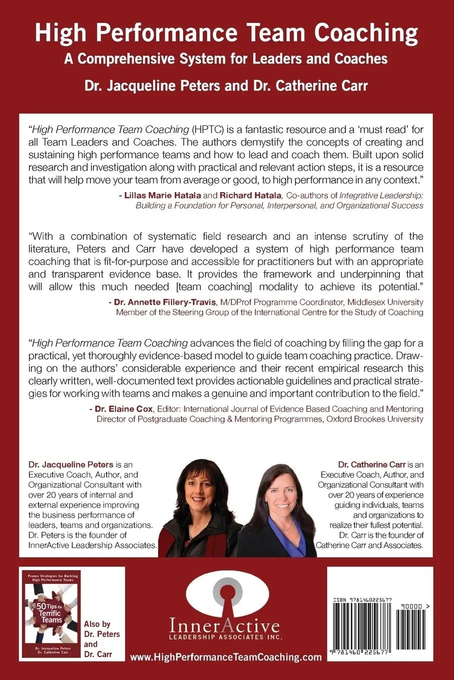 Rückseite: 9781460225677 | High Performance Team Coaching | Jacqueline Peters (u. a.) | Buch