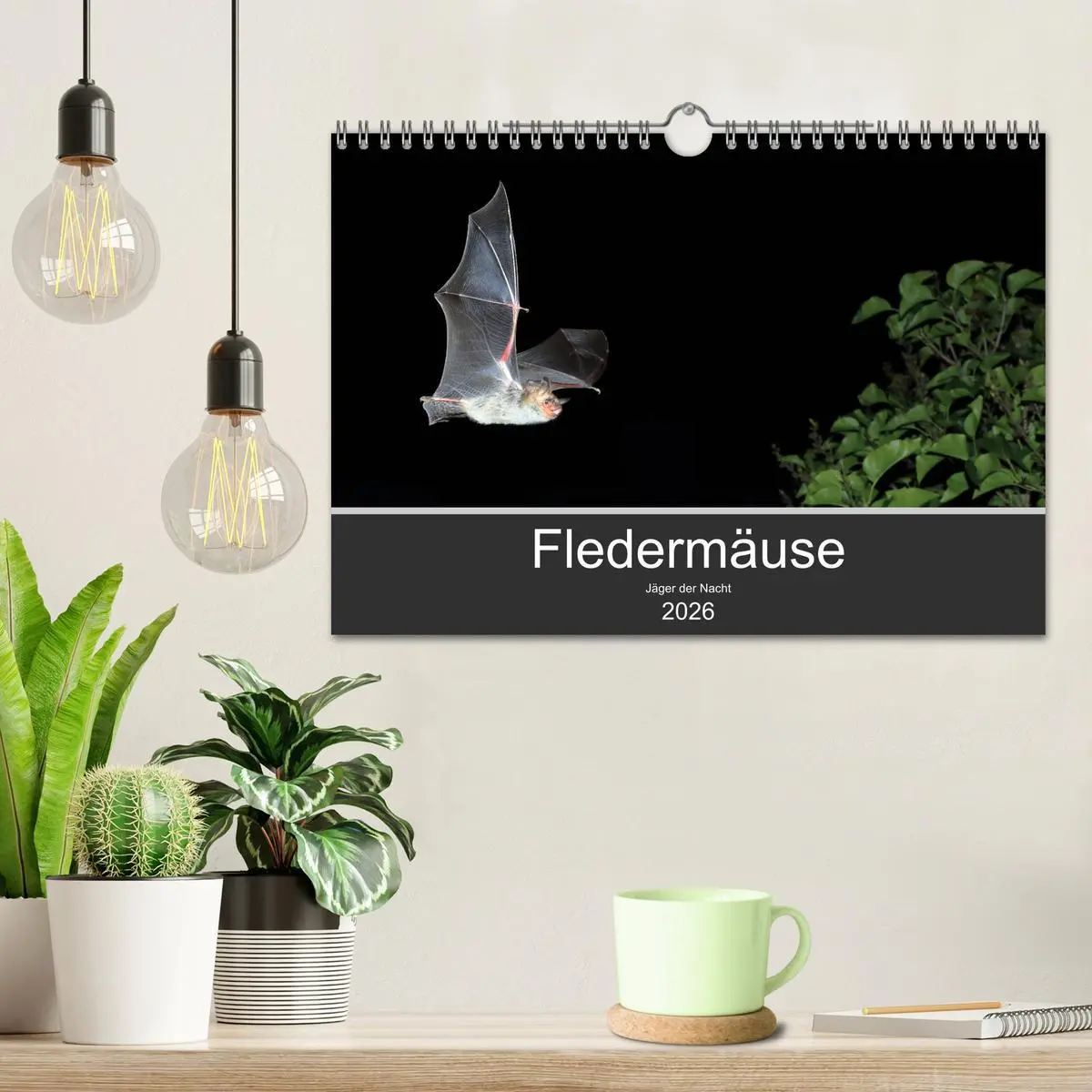 Bild: 9783457845677 | Fledermäuse - Jäger der Nacht (Wandkalender 2026 DIN A4 quer),...
