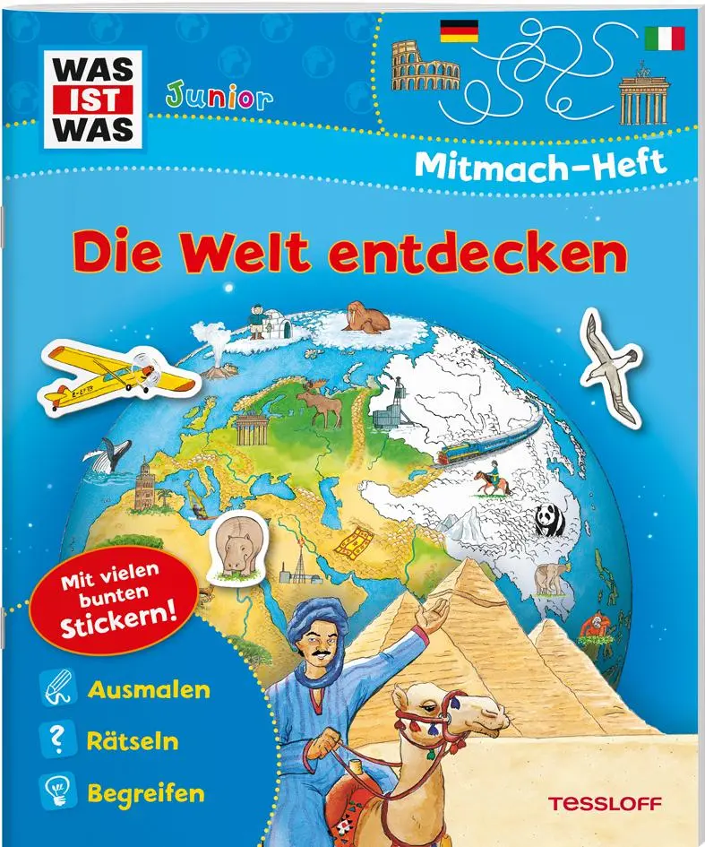 Cover: 9783788675677 | WAS IST WAS Junior Mitmach-Heft Die Welt entdecken | Tatjana Marti