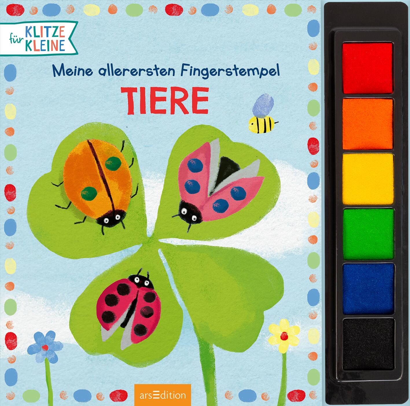 Cover: 9783845855677 | Meine allerersten Fingerstempel Tiere | Katja Mensing | Taschenbuch