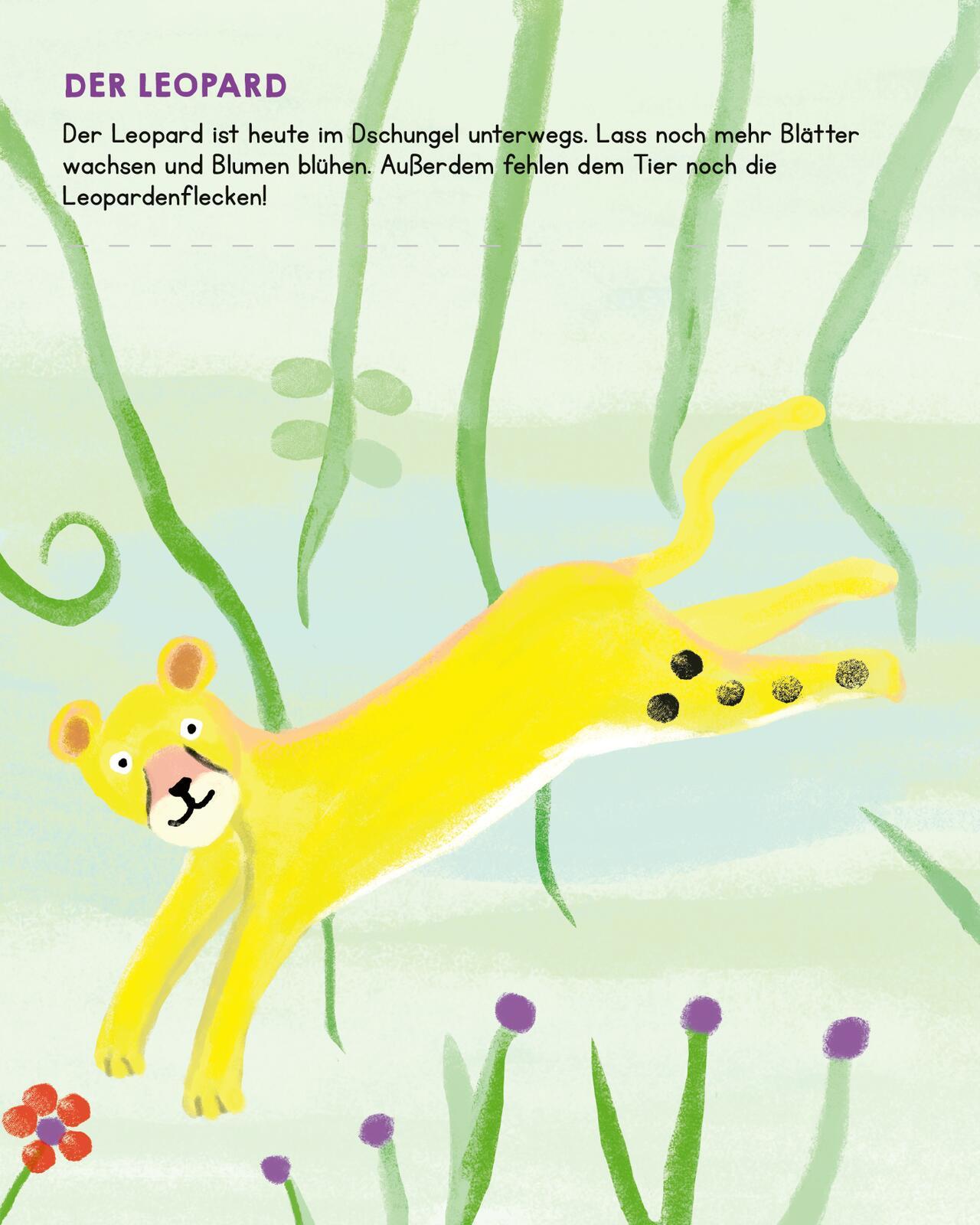 Bild: 9783845855677 | Meine allerersten Fingerstempel Tiere | Katja Mensing | Taschenbuch