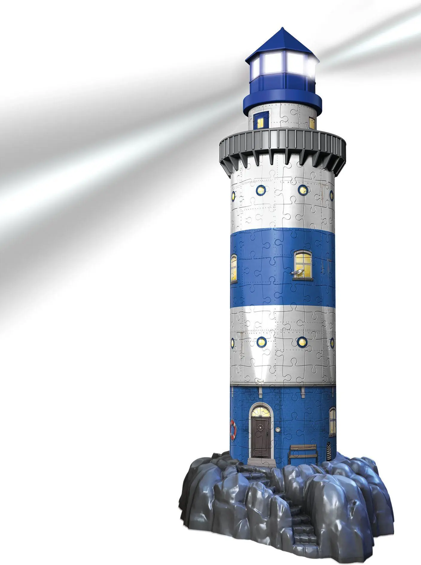 Bild: 4005556125777 | Leuchtturm bei Nacht. 3D-Puzzle 216 Teile | Spiel | 3D Puzzles | 12577