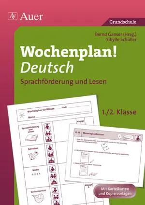 Cover: 9783403065777 | Wochenplan Deutsch, Sprachförderung/Lesen 1-2 | Sibylle Schüller