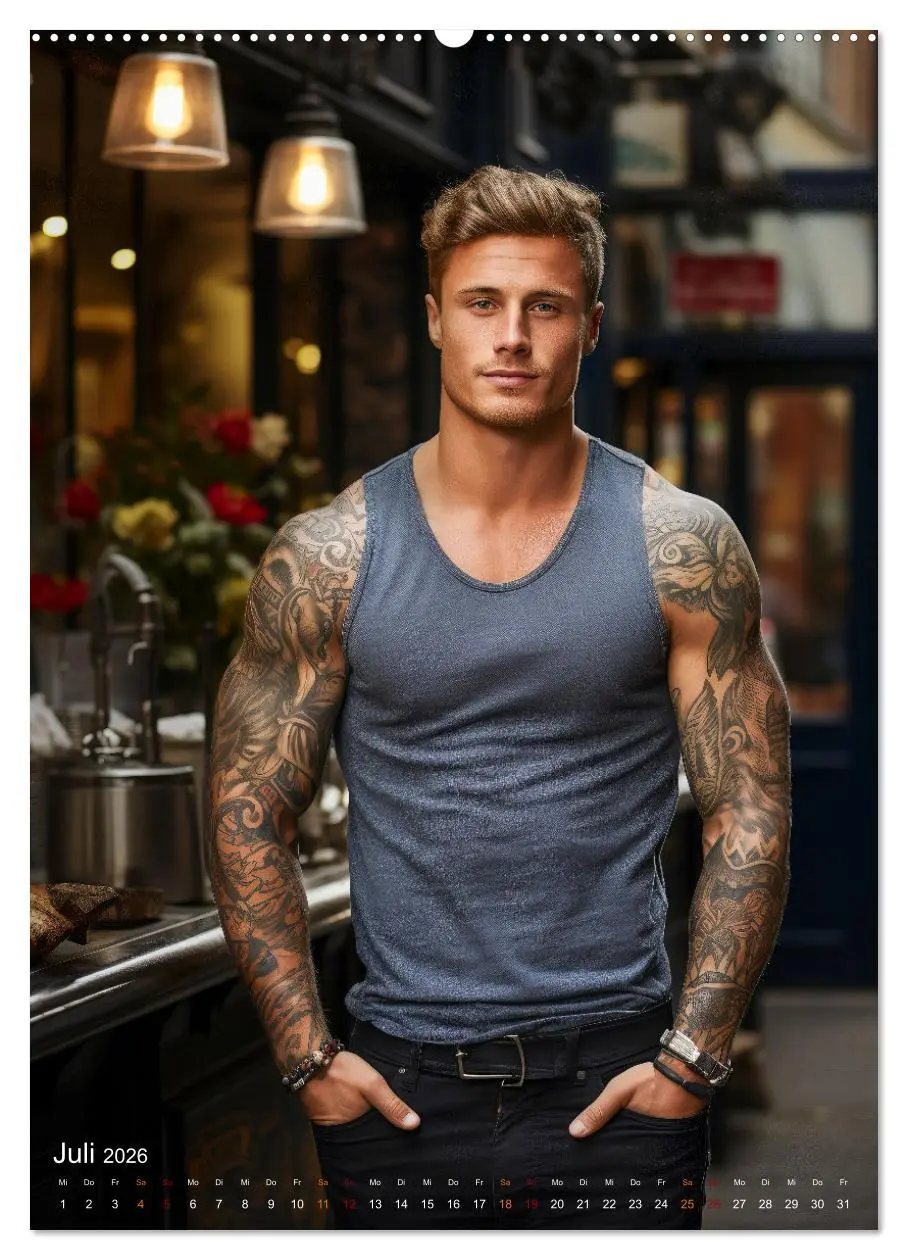Bild: 9783516305777 | Tattoos Kunst auf der Haut (Wandkalender 2026 DIN A2 hoch),...