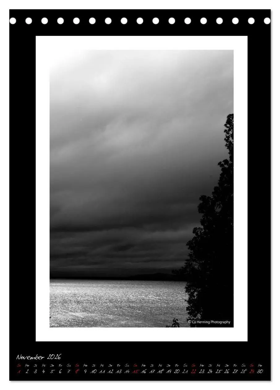 Bild: 9783516475777 | Lichtermeer (Tischkalender 2026 DIN A5 hoch), CALVENDO Monatskalender