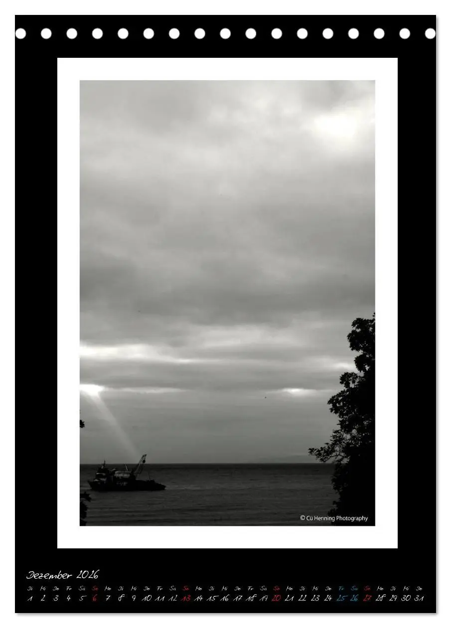 Bild: 9783516475777 | Lichtermeer (Tischkalender 2026 DIN A5 hoch), CALVENDO Monatskalender