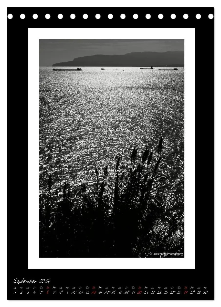 Bild: 9783516475777 | Lichtermeer (Tischkalender 2026 DIN A5 hoch), CALVENDO Monatskalender