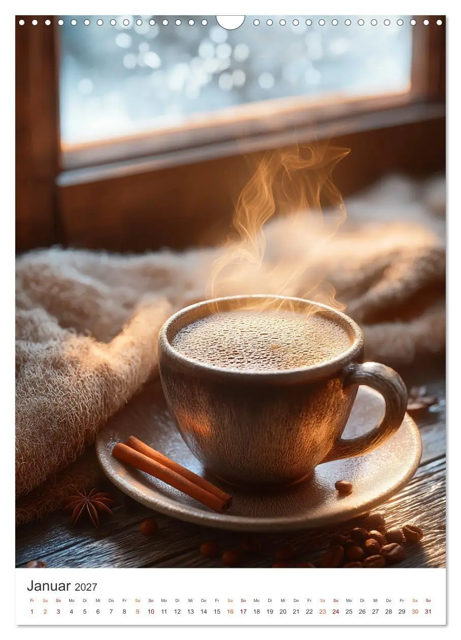 Bild: 9783516785777 | Zeit für Kaffee (Wandkalender 2027 DIN A3 hoch), CALVENDO...